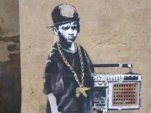 Banksy graffiti Dalston