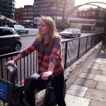 Move over. Professional cyclist coming through.