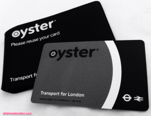 Oyster card and holder