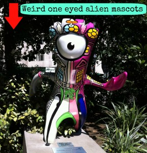 The weird one eyed Olympic mascot for London 2012