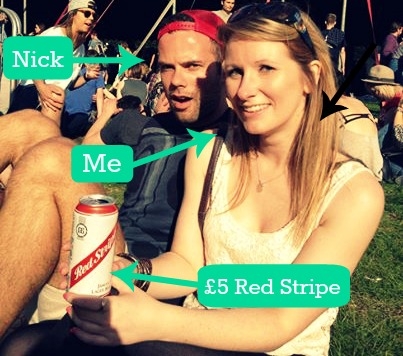 me with red stripe