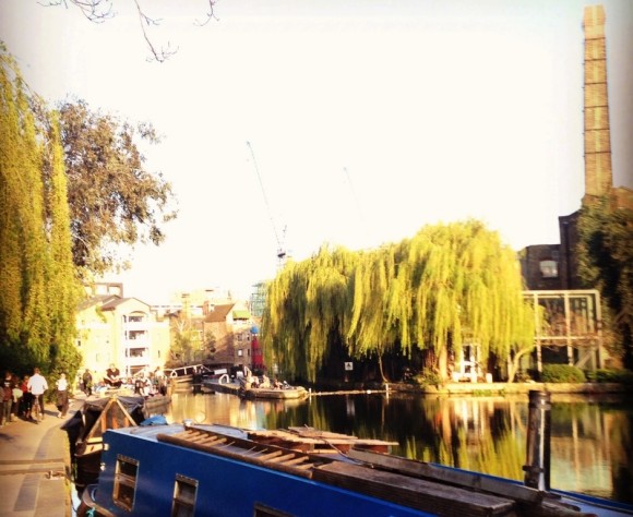regents canal in april