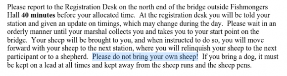 sheep drive instructions