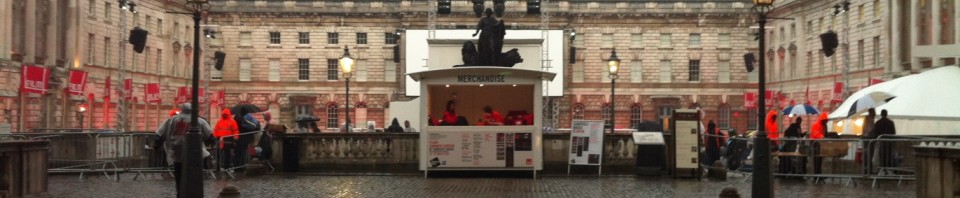 Somerset House Film4 Summer Screen (in the rain)