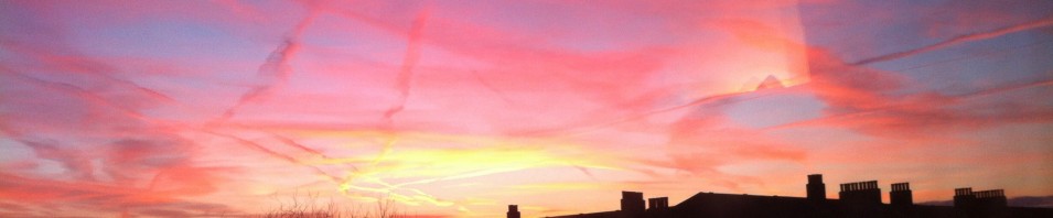 Sunrise over East London